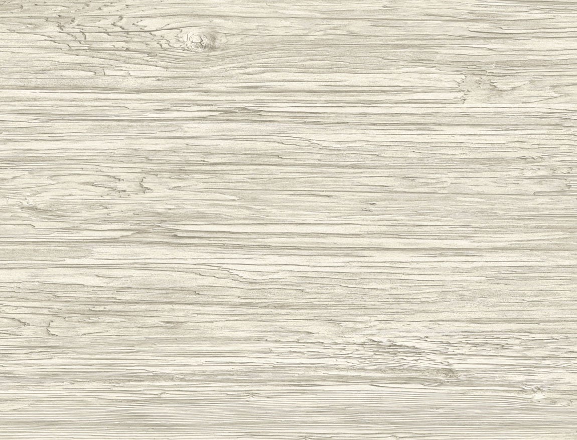 LN11605 Lillian August Luxe Retreat Wallpaper Washed Shiplap Embossed Vinyl Hazelwood