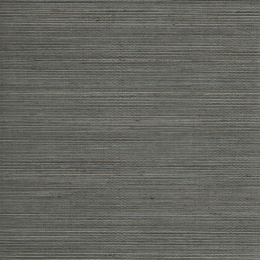 LN11835 Lillian August Luxe Retreat Wallpaper Abaca Grasscloth Charcoal and Sandstone