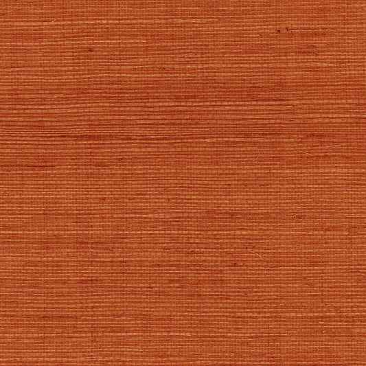 LN11841 Lillian August Luxe Retreat Wallpaper Sisal Grasscloth Blood Orange