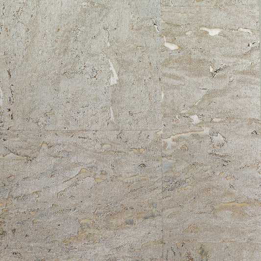 LN11860 Lillian August Lillian August Grasscloth Binder Wallpaper Cork Metallic Silver & Cove Gray