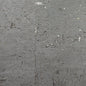 LN11861 Lillian August Lillian August Grasscloth Binder Wallpaper Cork Graphite & Metallic Silver