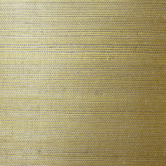 LN11864 Lillian August Luxe Retreat Wallpaper Sisal Grasscloth Metallic Gold and Aloe
