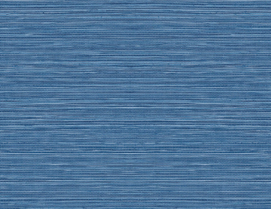 LN20802 Lillian August Lillian August Peel and Stick Wallpaper Luxe Sisal Coastal Blue
