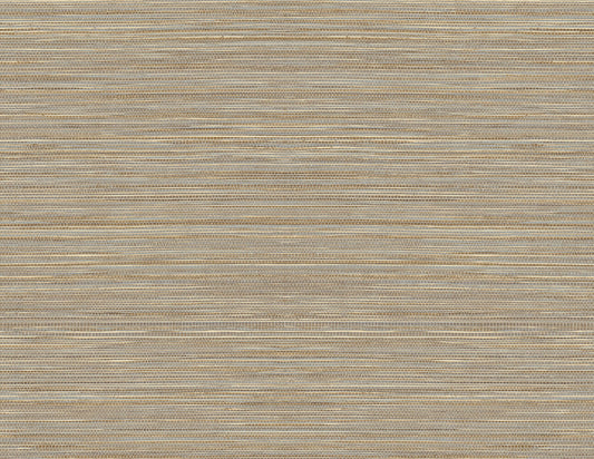 LN20806 Lillian August Lillian August Peel and Stick Wallpaper Luxe Sisal Pashmina & Metallic Silver