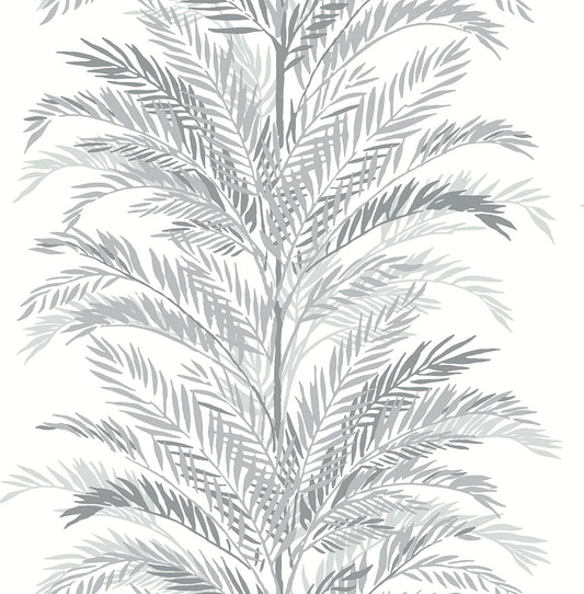 LN30108 Lillian August Lillian August Peel and Stick Wallpaper Keana Palm Harbor Mist