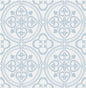 LN30302 Lillian August Lillian August Peel and Stick Wallpaper Villa Mar Tile Hampton Blue