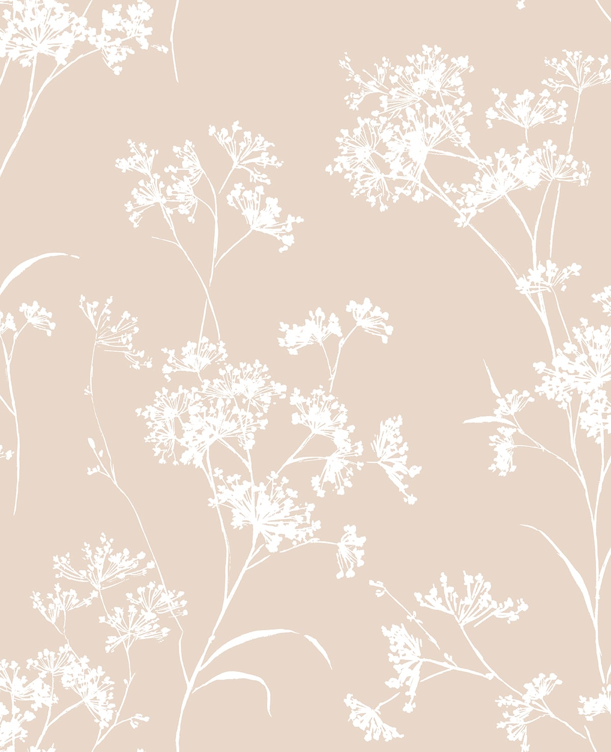 LN30501 Lillian August Lillian August Peel and Stick Wallpaper Floral Mist Peach Petal