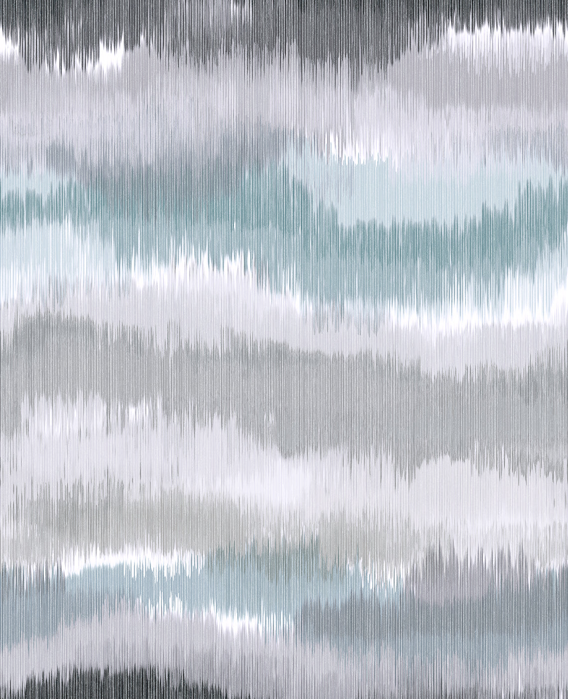 LN31208 Lillian August Lillian August Peel and Stick Wallpaper Ikat Waves Morning Fog