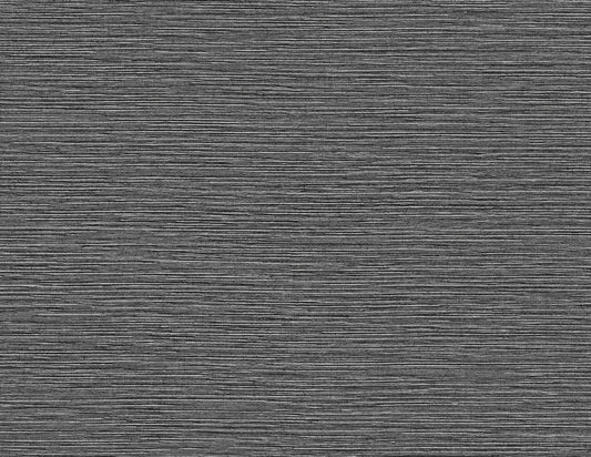 LN40400 Lillian August Coastal Haven Wallpaper Tiger Island Faux Sisal Charcoal