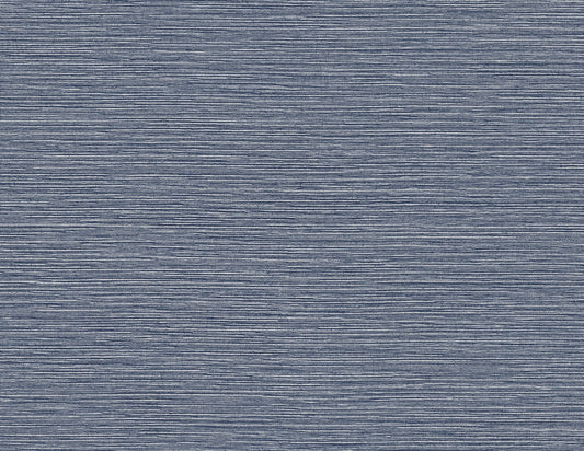 LN40402 Lillian August Coastal Haven Wallpaper Tiger Island Faux Sisal Denim Blue