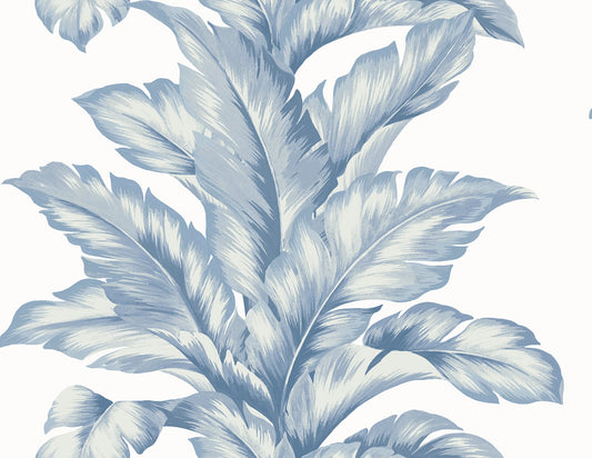 LN40632 Lillian August Coastal Haven Wallpaper Banana Springs  Blue Skies