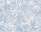 LN40702 Lillian August Coastal Haven Wallpaper Cordelia Tossed Palms Blue Shale