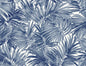 LN40712 Lillian August Coastal Haven Wallpaper Cordelia Tossed Palms Pacific Blue