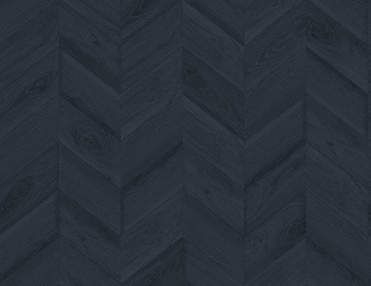 LN40802 Lillian August Coastal Haven Wallpaper Keone Bay Chevron Nightfall