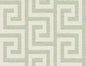 LN41204 Lillian August Coastal Haven Wallpaper Luna Retreat Greek Key Green Ivy
