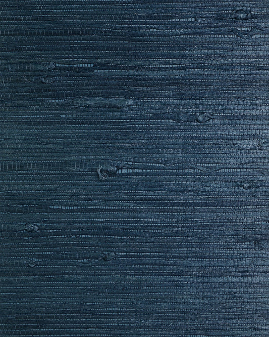 LN50010 Lillian August Lillian August Natural Textured Wallcoverings 2 Wallpaper Heavy Tightweave Jute Marine Blue