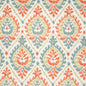 LO9341 Maxwell DRAPERY/MULTI- PATTERN # 341 CORAL CT-SORBET