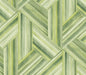 LW50104 Seabrook Designs Living with Art Wallpaper Geo Inlay Chartreuse and Basil