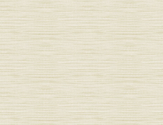 LW50805 Seabrook Designs Living with Art Wallpaper Toweling Faux Linen French Vanilla