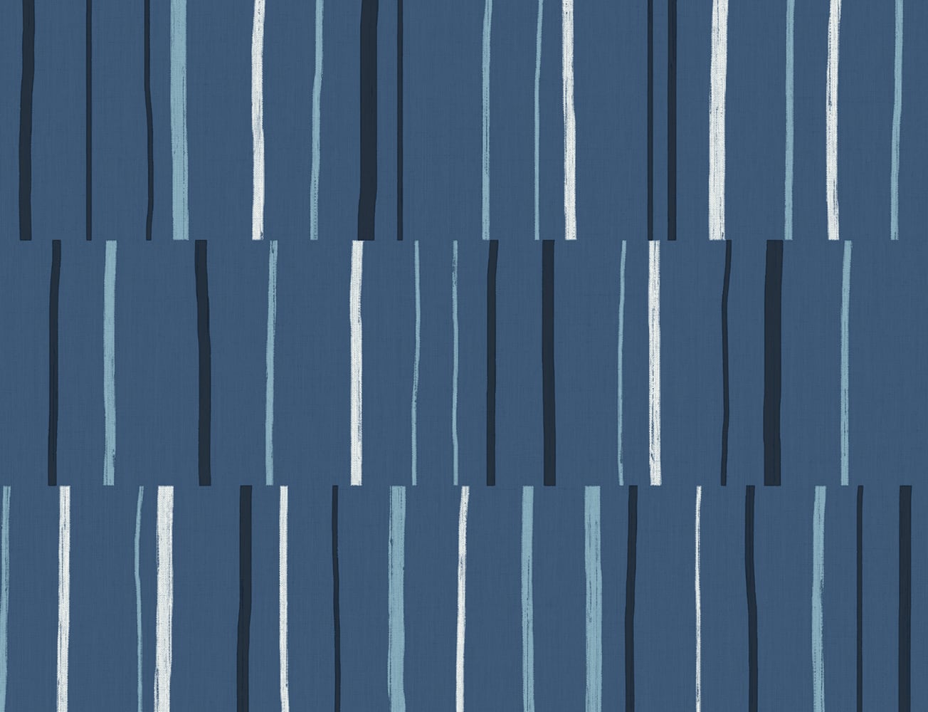 LW51202 Seabrook Designs Living with Art Wallpaper Block Lines Blueberry, Midnight, and Blue Skies