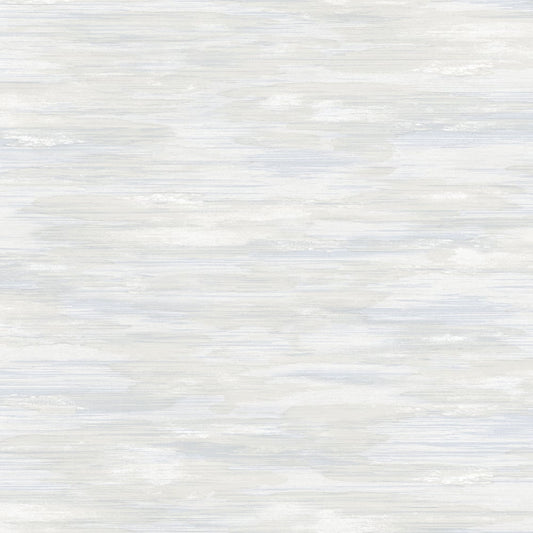 LW51402 Seabrook Designs Living with Art Wallpaper Stria Wash Blue Mist