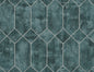 LW51604 Seabrook Designs Living with Art Wallpaper Geo Faux Emerald and Metallic Silver
