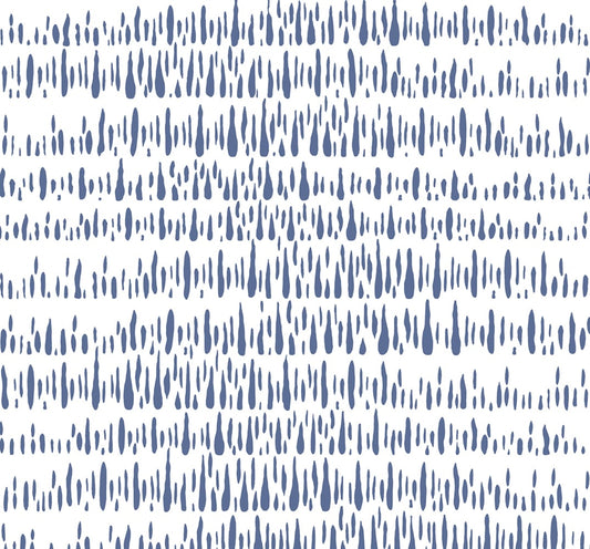 LW51802 Seabrook Designs Living with Art Wallpaper Brush Marks Navy and White