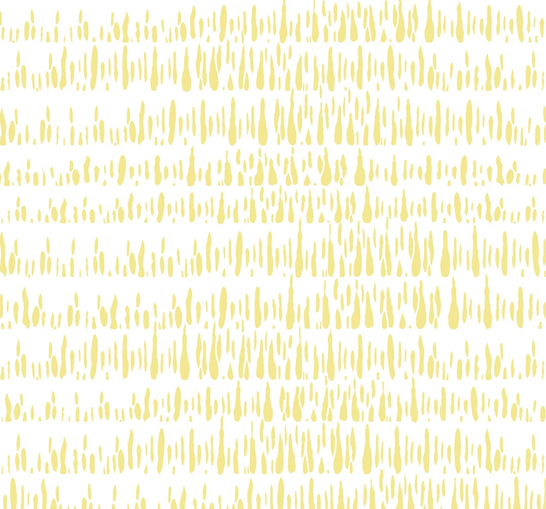 LW51803 Seabrook Designs Living with Art Wallpaper Brush Marks Buttercup and White