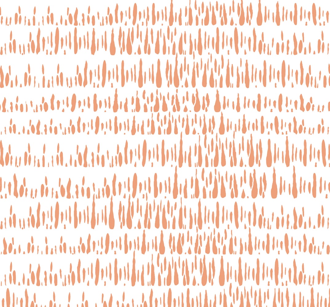 LW51806 Seabrook Designs Living with Art Wallpaper Brush Marks Orangesicle