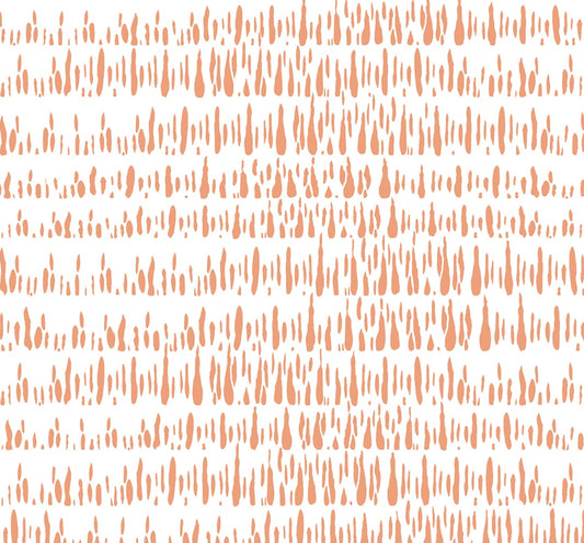 LW51806 Seabrook Designs Living with Art Wallpaper Brush Marks Orangesicle