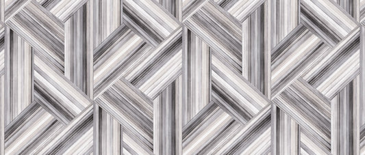 LW51908F Seabrook Designs Living with Art Fabric  Geo Inlay Fabric Cove Gray and Carrara