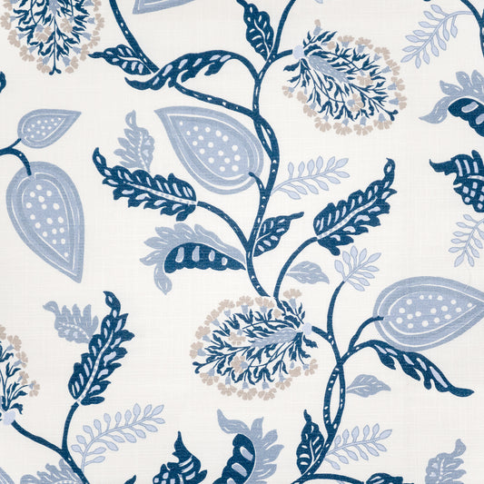 MAS130 Maxwell DRAPERY/MULTI- PATTERN # 130 INDIGO CT-PACIFIC