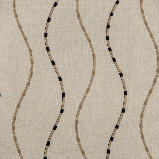 MB2444 Maxwell DRAPERY/MULTI- PATTERN # 444 JET CT-DRIFTWOOD