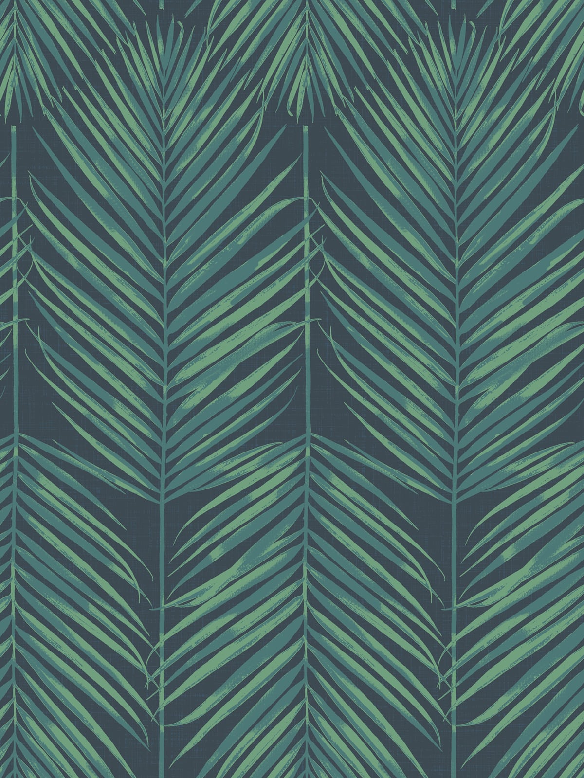 MB30004 Seabrook Designs Beach House Wallpaper Paradise Palm Tropic Midnight