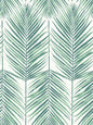 MB30014 Seabrook Designs Beach House Wallpaper Paradise Palm Tropic Green