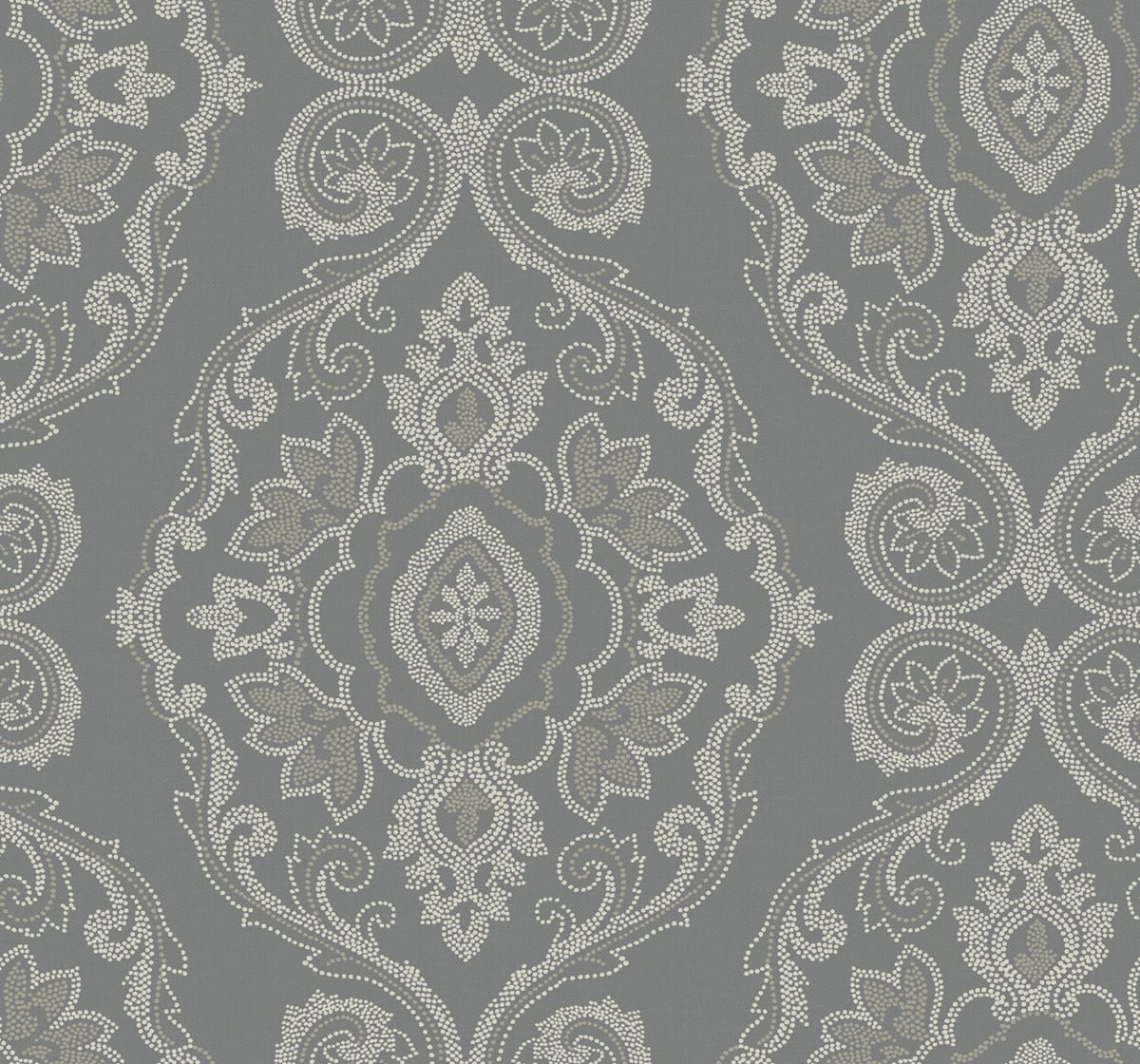 MB30300 Seabrook Designs Beach House Wallpaper Nautical Damask Black Sands