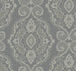 MB30300 Seabrook Designs Beach House Wallpaper Nautical Damask Black Sands
