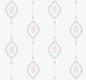 MB30501 Seabrook Designs Beach House Wallpaper Sand Dollar Stripe Pink Sunset