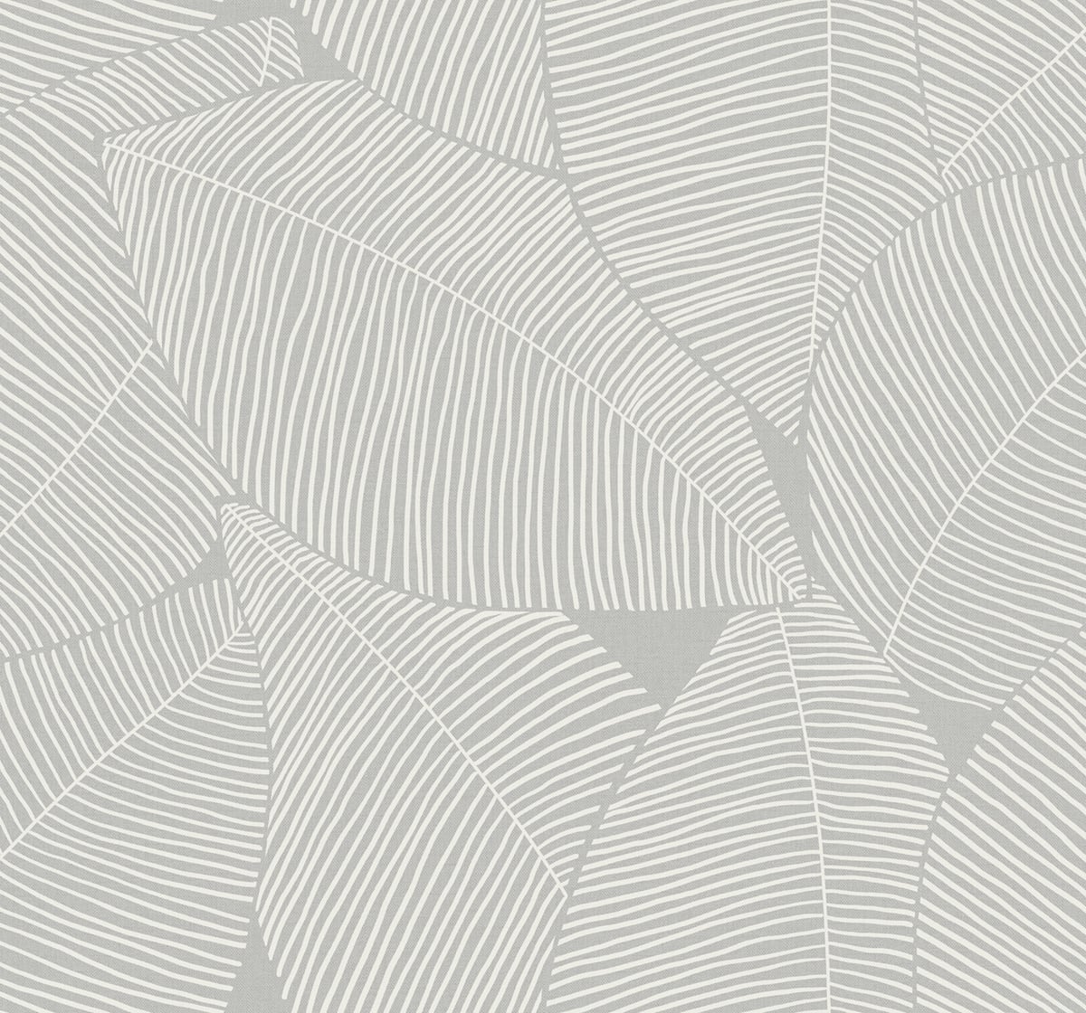 MB31305 Seabrook Designs Beach House Wallpaper Summer Magnolia Daydream Gray