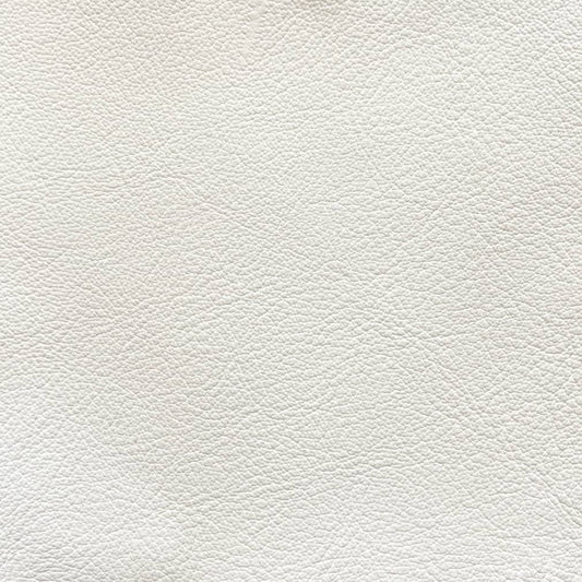 Milano Bright White Matte,Plain White & Ivory Charlotte Fabrics Genuine Leather