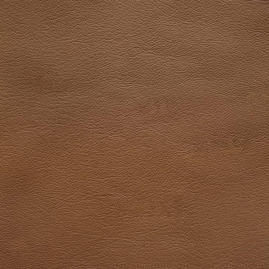 Milano Nutmeg Matte,Plain Brown Charlotte Fabrics Genuine Leather