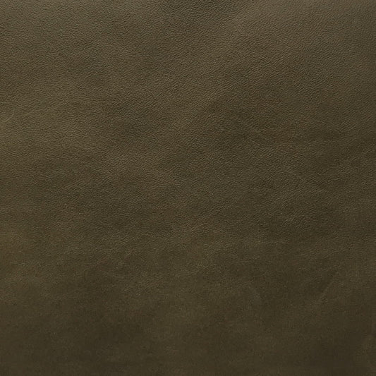 Miles Olive Green Charlotte Fabrics Genuine Leather