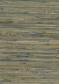 NA201 Seabrook Designs Natural Resource Wallpaper Rushcloth Blue, Brown