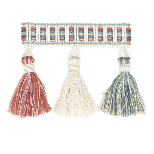 NINA-5 STOUT NINA TASSEL FRINGE 5 BERRY BERRY TRIMMING