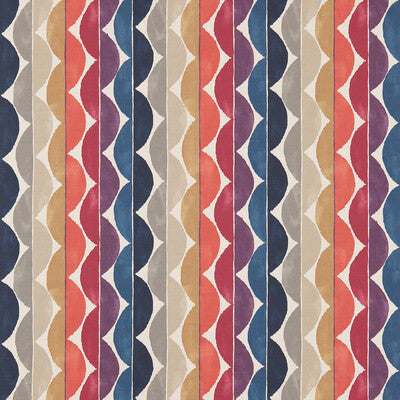 NSPI120309-SCN YOKI FIG/AMBER/INDIGO SCION Fabrics Drapery Upholstery
