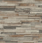 NW32601 NextWall NextWall Peel & Stick Wallpaper Reclaimed Wood Plank Charcoal & Brown