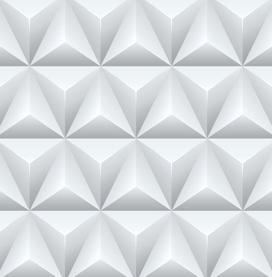 NW32800 NextWall NextWall Peel & Stick Wallpaper Triangle Origami Gray