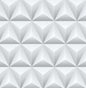 NW32800 NextWall NextWall Peel & Stick Wallpaper Triangle Origami Gray