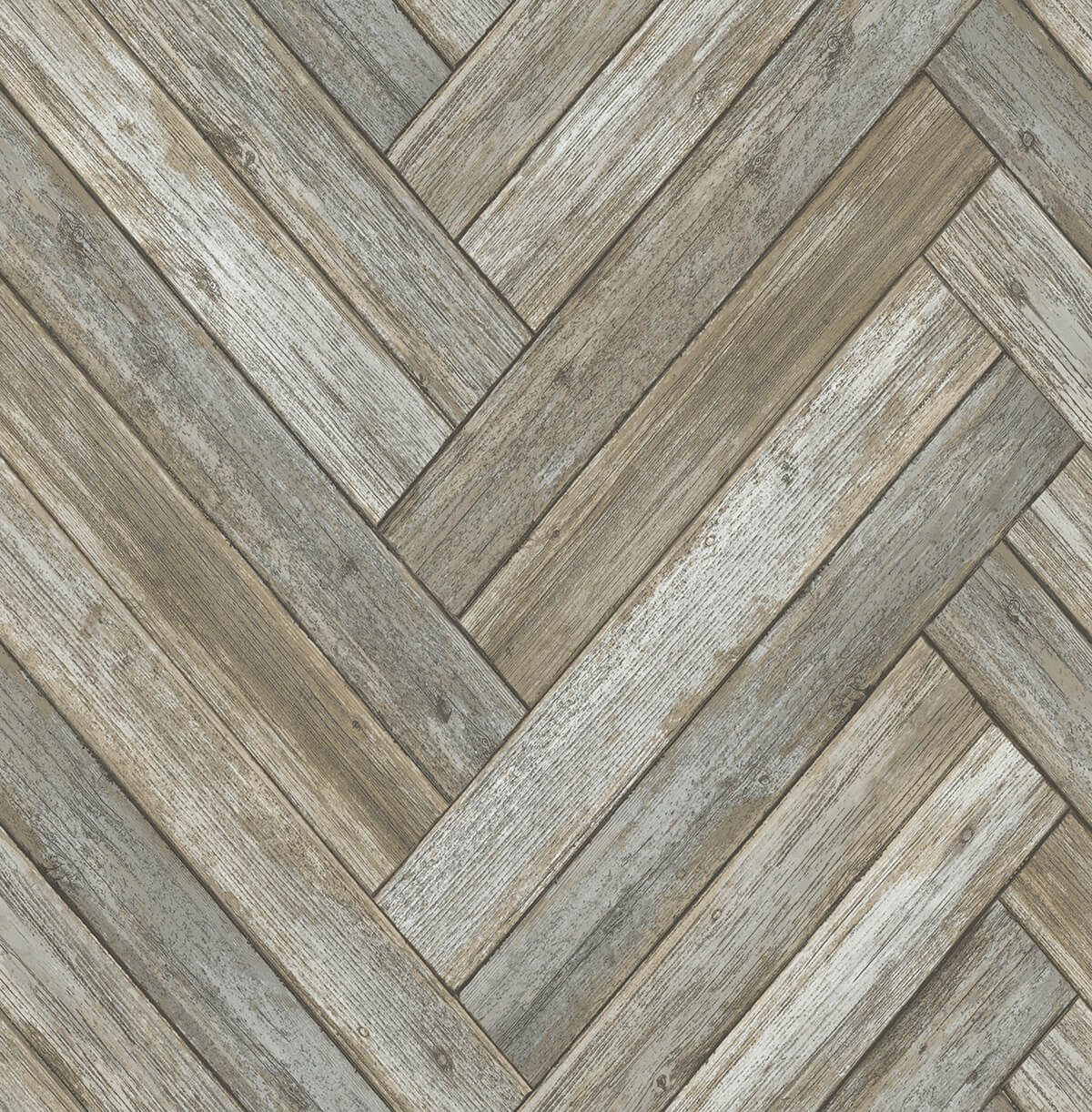 NW33308 NextWall NextWall Peel & Stick Wallpaper Chevron Wood Taupe & Beige