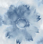 NW35602 NextWall NextWall Peel & Stick Wallpaper Watercolor Sunflower Navy Blue